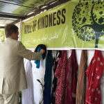 aapkiawaz..... the Chargé d'Affaires of the Embassy of Denmark, Mr. Jakob Rogild Jakobsen visited the 'Wall of Kindness' in Islamabad to donate clothes and food items to less privileged people. The donation was given on behalf of the Embassy staff to mark the spirit of Ramadan which focus on sharing with the less privileged people of society. Please find attached few photos from the visit. Your support for coverage and promoting the Wall of Kindness, which is an initiative of private people would be highly appreciated.